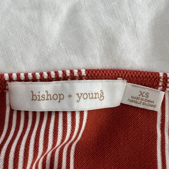 Bishop + Young Striped Halter Top in Red - Picture 3 of 4